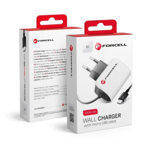 Ładowarka sieciowa micro USB Uniwersalna 1A Forcell