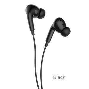 Hoco zestaw słuchawkowy/słuchawki dokanałowe jack 3,5mm z mikrofonem M1 Pro