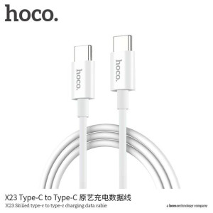 Hoco kabel Typ C do Typ C Skilled Power Delivery X23 biały