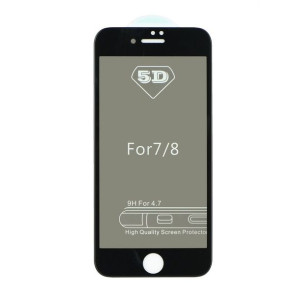 5D Full Glue szkło hartowane do iPhone X/XS/11 Pro Privacy czarny