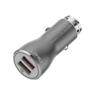 Ładowarka samochodowa LDNIO C407Q Quick Charge 3.0 z podwójnym złączem USB