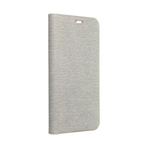Kabura Forcell LUNA Book Gold do SAMSUNG A21s srebrny