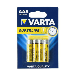 Bateria Cynkowa VARTA R3 AAA 4 szt. Superlife