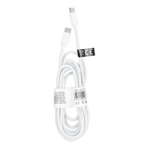 Kabel Typ C Typ C Power Delivery PD60W 3A C293 biały 2 metr