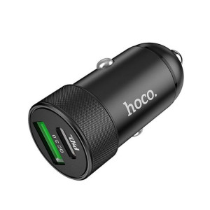 Hoco ładowarka samochodowa Power Delivery PD27W + USB QC3.0 Z32B czarna