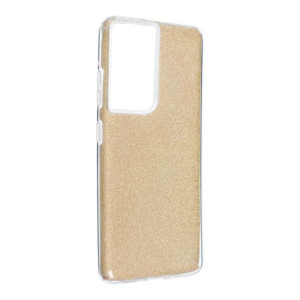 Futerał Forcell SHINING do Samsung S21 Ultra zloty