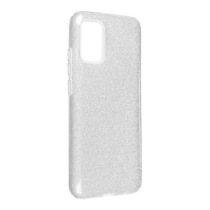 Futerał Forcell SHINING do Samsung A02S srebrny