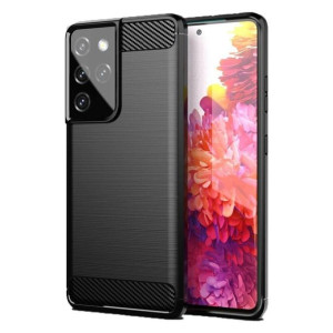 Futerał Forcell CARBON do Samsung S21 Ultra czarny