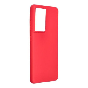 Futerał Forcell SOFT do Samsung S21 Ultra czerwony