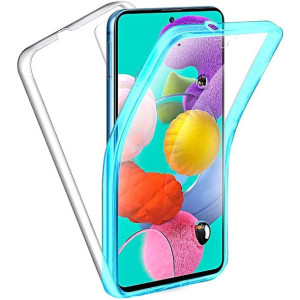 Futerał 360 Full Cover PC + TPU do SAMSUNG S21 niebieski