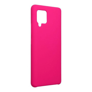 Futerał Forcell SILICONE do Samsung A42 5G różowy 21