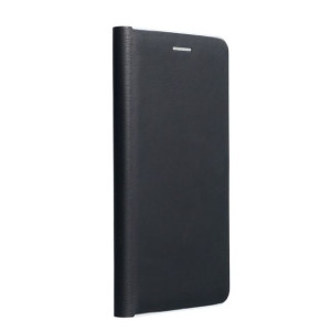 Kabura Forcell LUNA Book srebrny do MOTOROLA MOTO G 5G Plus czarny