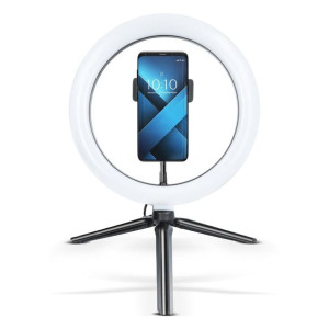 Lampa LED Ring pierścieniowa 10 cali z uchwytem na telefon