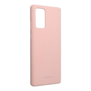 Futerał Mercury Silicone do SAMSUNG Galaxy Note 20 różowy