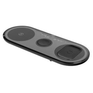 Ładowarka indukcyjna Qi 3w1 15W X399 czarna