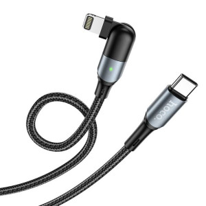 Hoco kabel Typ C do iPhone Lightning 8-pin Orbit Power Delivery szybkie ład