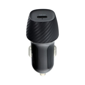 Ładowarka samochodowa QWE CARBON Typ C 3.0 PD20W CC281-1C czarna