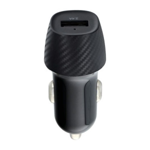 Ładowarka samochodowa QWE CARBON USB 2,4A 12W CC281-1A czarna