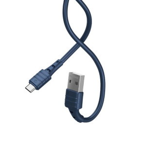 Remax kabel USB do micro Skin-Friendly 2,4A RC-179m niebieski