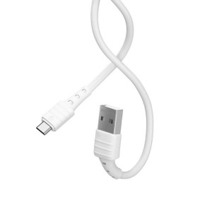 Remax kabel USB do micro Skin-Friendly 2,4A RC-179m biały