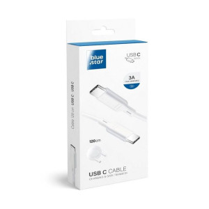 Kabel Blue Star ze złączem USB C do USB C 3A standard PD