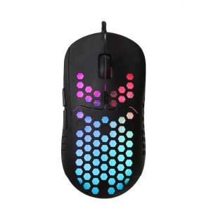 Mysz/Myszka ART przewodowa-optyczna 6400DPI USB RGB AM-99 ultralekka