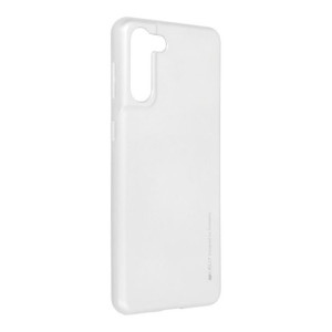 Futerał i-Jelly Mercury Samsung S21 Plus srebrny