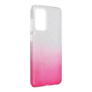 Futerał Forcell SHINING do Samsung A72 LTE 4G/A72 5G transparent/róż
