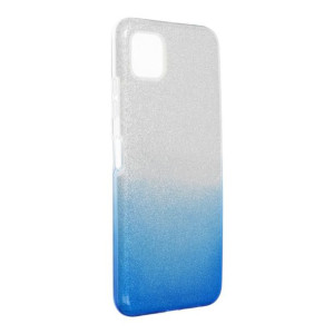 Futerał Forcell SHINING do Samsung A22 5G transparent/niebieski
