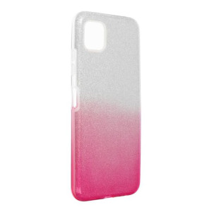 Futerał Forcell SHINING do Samsung A22 5G transparent/róż