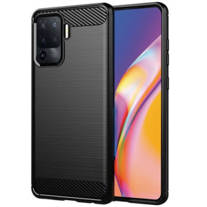Futerał Forcell CARBON do OPPO A94 5G/F19 Pro Plus 5G/Reno 5Z czarny