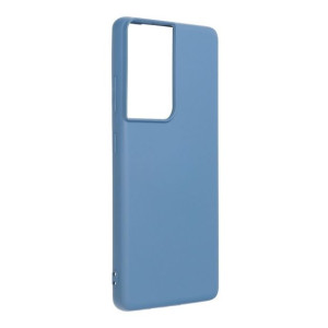 Futerał Forcell SILICONE Lite do Samsung S21 Ultra niebieski