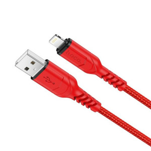 Hoco kabel USB do iPhone Lightning 8-pin 2,4A VICTORY X59 1 metr czerwony