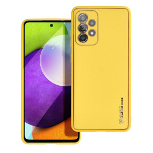Futerał Forcell LEATHER Case skórzany do Samsung A52 5G/A52 LTE 4G/A52S żół