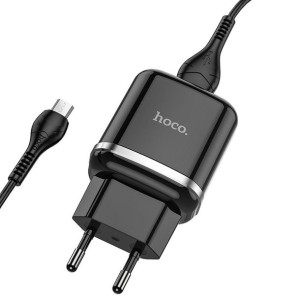 Hoco ładowarka sieciowa USB 3A QC3.0 Fast Charge Special Single Port z kabl