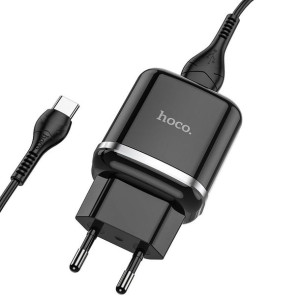 Hoco ładowarka sieciowa USB 3A QC3.0 Fast Charge Special Single Port z kabl
