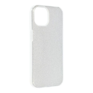 Futerał Forcell SHINING do iPhone 13 srebrny