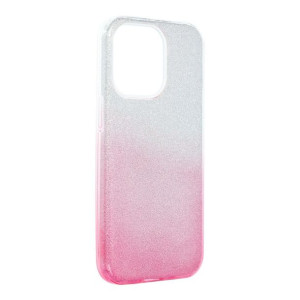 Futerał Forcell SHINING do iPhone 13 PRO transparent/róż