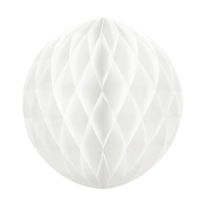  Kula bibułowa różowa Honeycomb duża (30 cm)