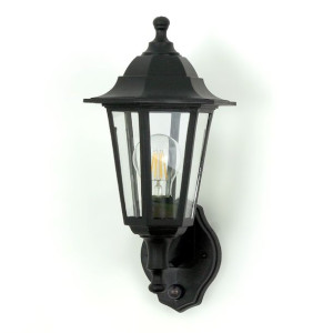 Zewnętrzna lampa ścienna latarnia ERANO-B z czujnikiem ruchu IP44