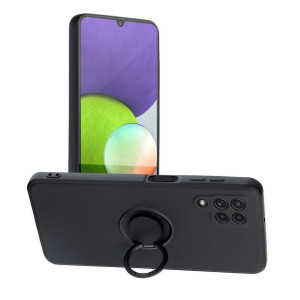 Futerał Forcell SILICONE RING do Samsung A22 LTE 4G czarny