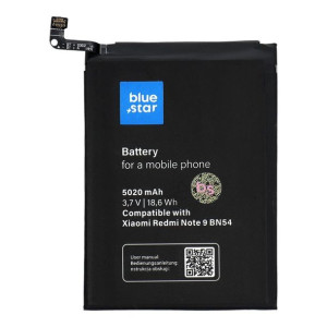 Bateria do XIAOMI Redmi Note 9 BN54 5020 mAh Li-Ion Blue Star