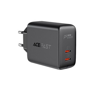 Acefast ładowarka sieciowa 2 x Typ C QC3.0 PD40W A9 czarna