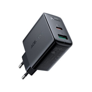Acefast ładowarka sieciowa Typ C + USB QC3.0 PD32W A5 czarna