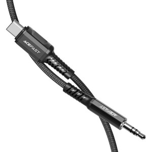 Acefast kabel audio Typ C Jack 3,5mm męski ze stopu aluminium C1-08 1,2 m c