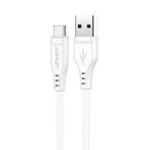 Acefast kabel USB do Typ C 3A C3-04 1,2 m biały