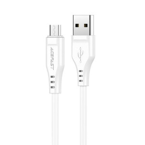 Acefast kabel USB do micro 2,4A C3-09 1,2 m biały
