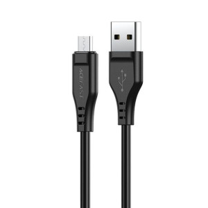 Acefast kabel USB do micro 2,4A C3-09 1,2 m czarny