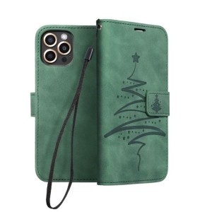 Kabura Forcell MEZZO Book do iPhone 13 PRO MAX choinka zielony
