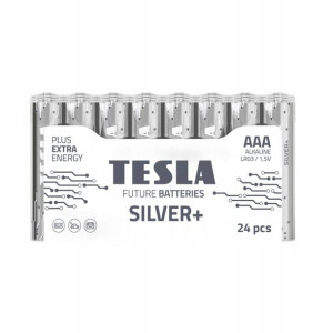 Baterie Alkaliczne Tesla Aaalr031,5v 24szt Silver+